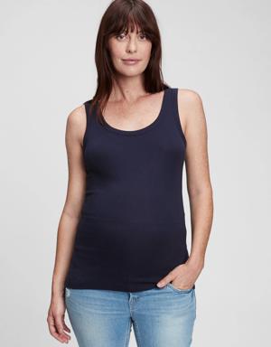 Maternity Modern Tank Top blue