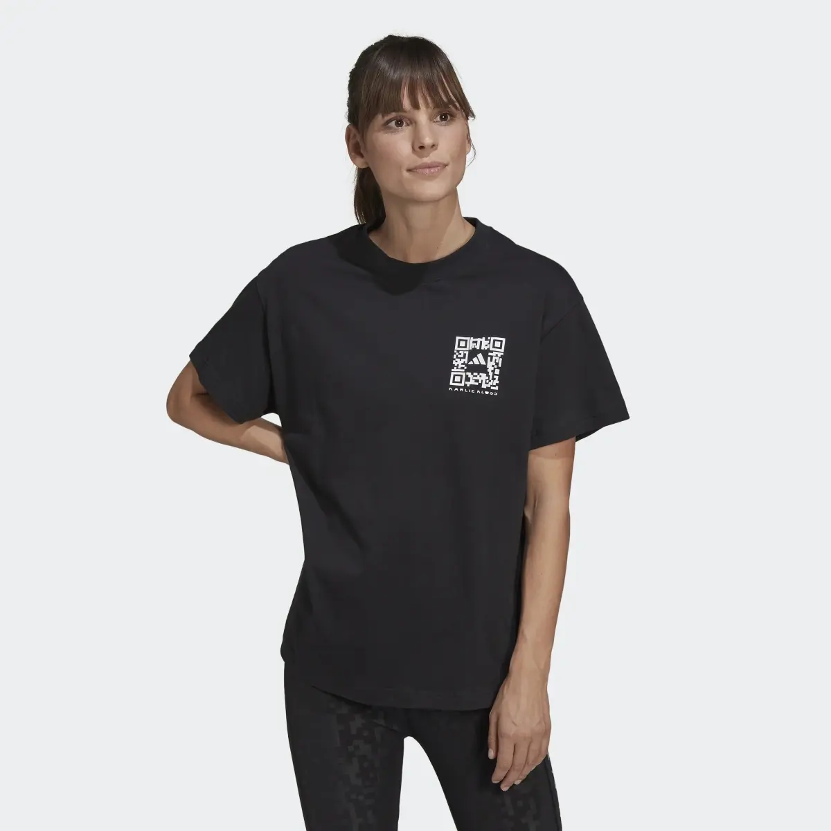 Adidas x Karlie Kloss Crop T-Shirt. 2