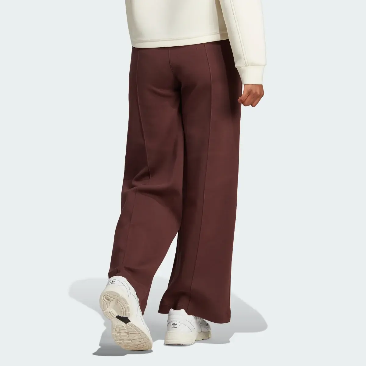 Adidas Premium Essentials Wide-leg Pintuck Tracksuit Bottoms. 2