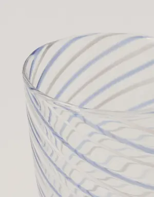 Zweifarbiges Trinkglas aus 100 % Borosilikatglas
