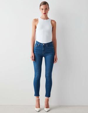 Skinny fit jean pantolon