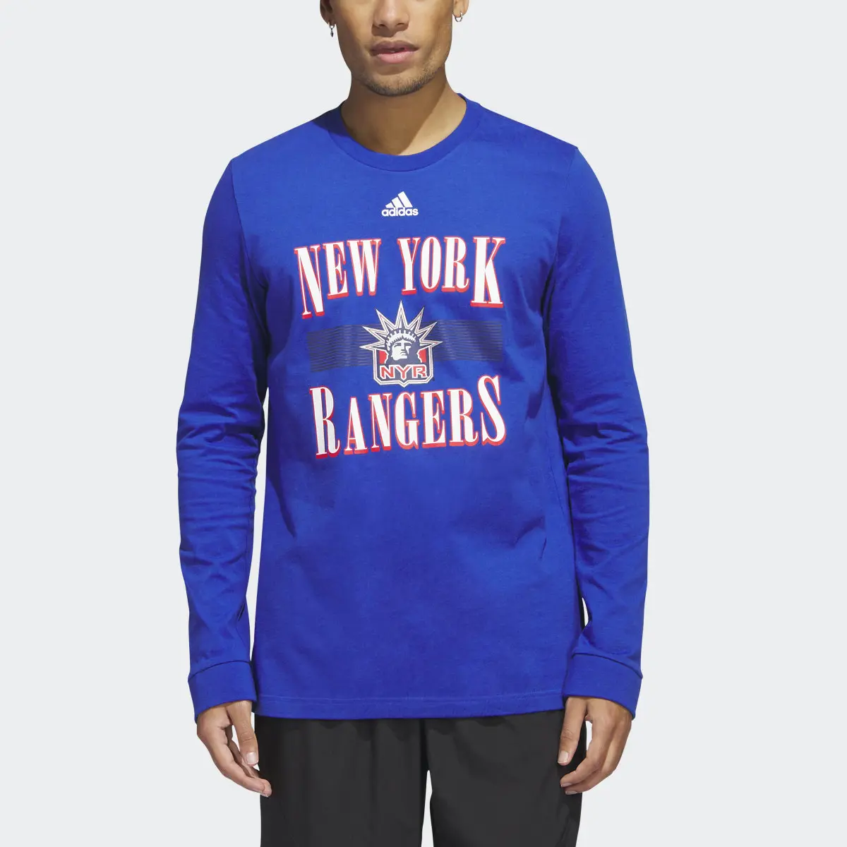 Adidas Rangers Playmaker Long Sleeve Tee. 1