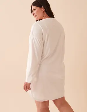 Luxury Velour Long Sleeve Sleepshirt