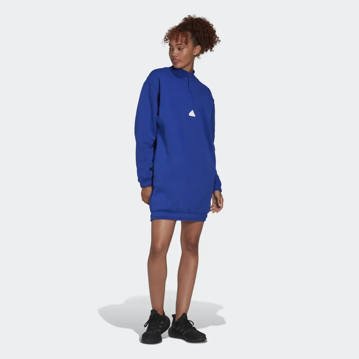 Adidas Half-Zip Sweater Dress. 2