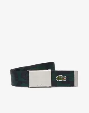 Men's Smooth Leather Belt/2 Buckle Gift Set