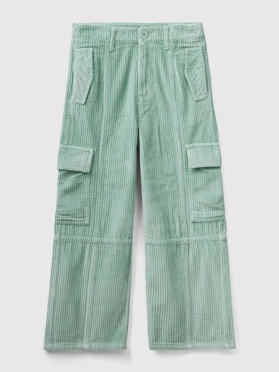 Benetton straight fit velvet trousers. 1