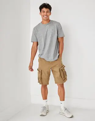 American Eagle Flex 12" Longer Length Lived-In Cargo Short. 1