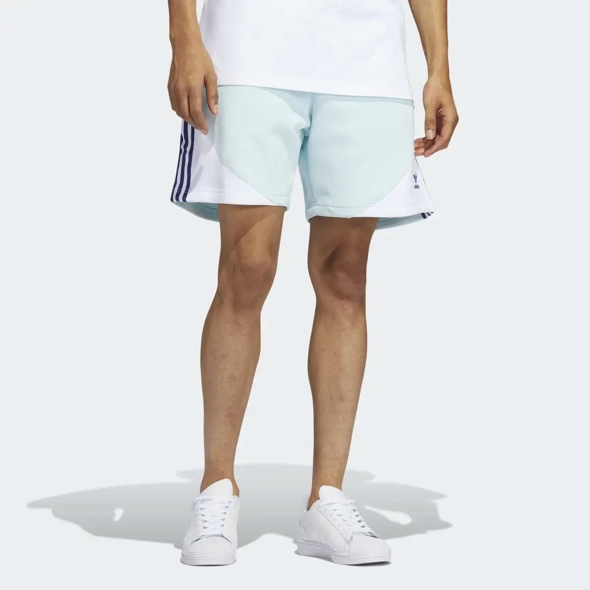 Adidas SST Fleece Shorts. 1