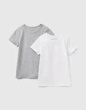 two stretch organic cotton t-shirts