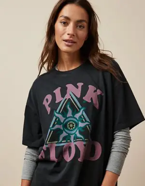 Oversized Pink Floyd Graphic Tee