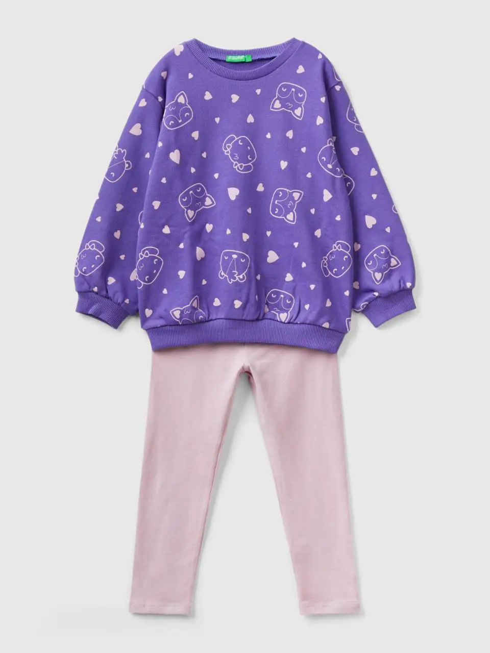 Benetton sweatshirt and leggings set. 1