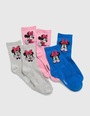 Kids &#124 Disney Minnie Mouse Crew Socks (3-Pack) multi