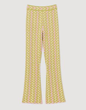 Patterned knit pants Select a size and Login to add to Wish list