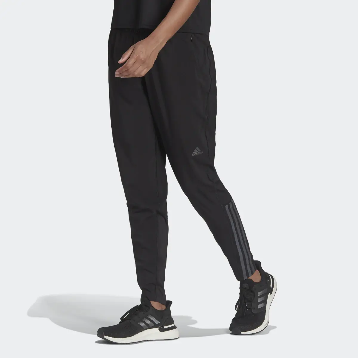 Adidas Pantaloni da running Run Icons 3-Stripes Wind. 1