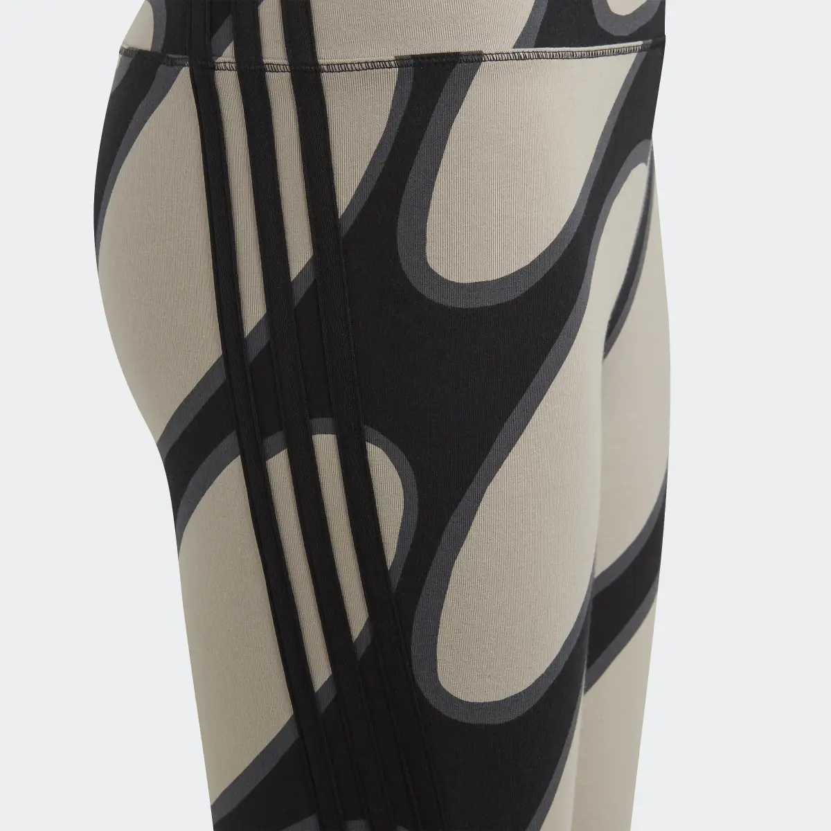Adidas Marimekko Allover Print Cotton Leggings. 3