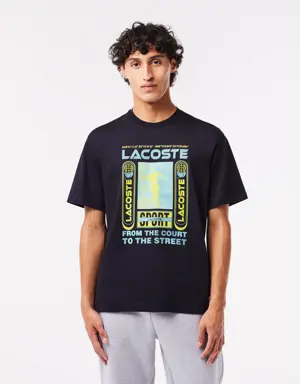 Unisex Relaxed Fit René Lacoste Print T-Shirt