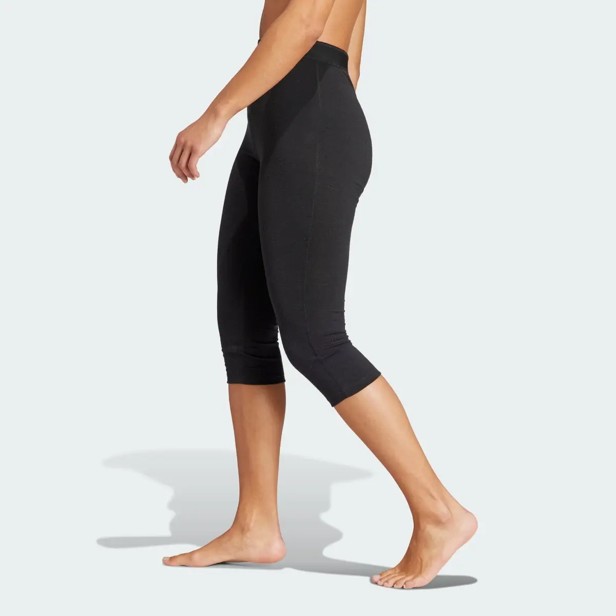 Adidas Xperior Merino 200 Baselayer 3/4 Leggings. 2