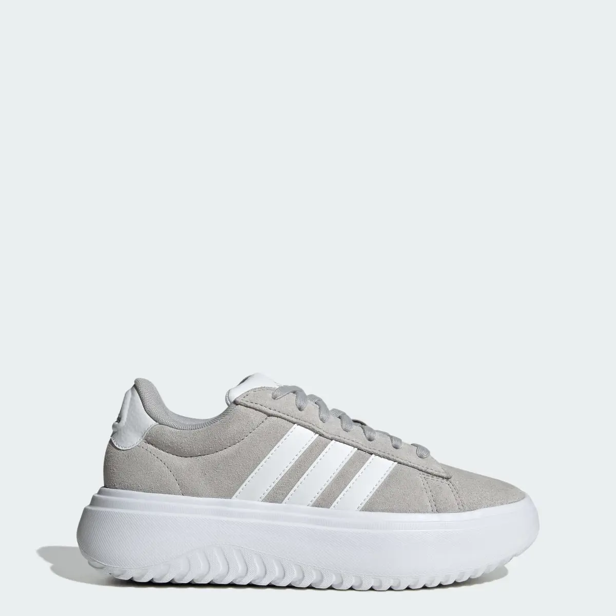 Adidas Grand Court Platform Shoes. 1