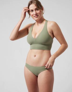 Athleta Plunge Bikini Top D&#45Dd green