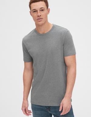 Jersey Crewneck T-Shirt gray