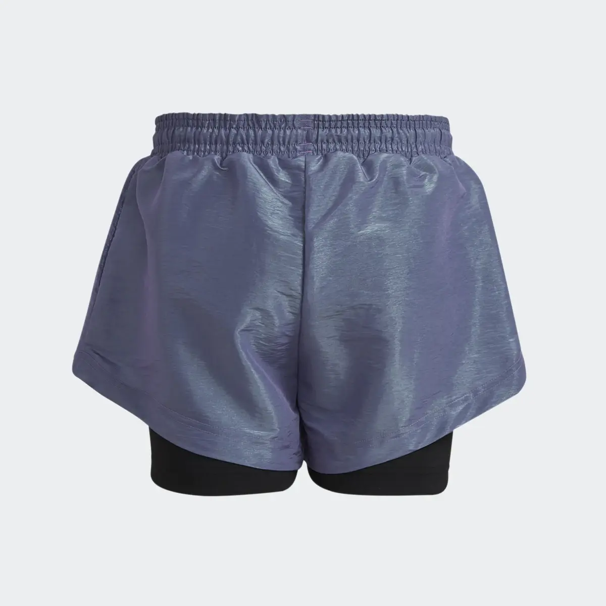 Adidas Dance Loose Fit Two-In-One Shorts. 2
