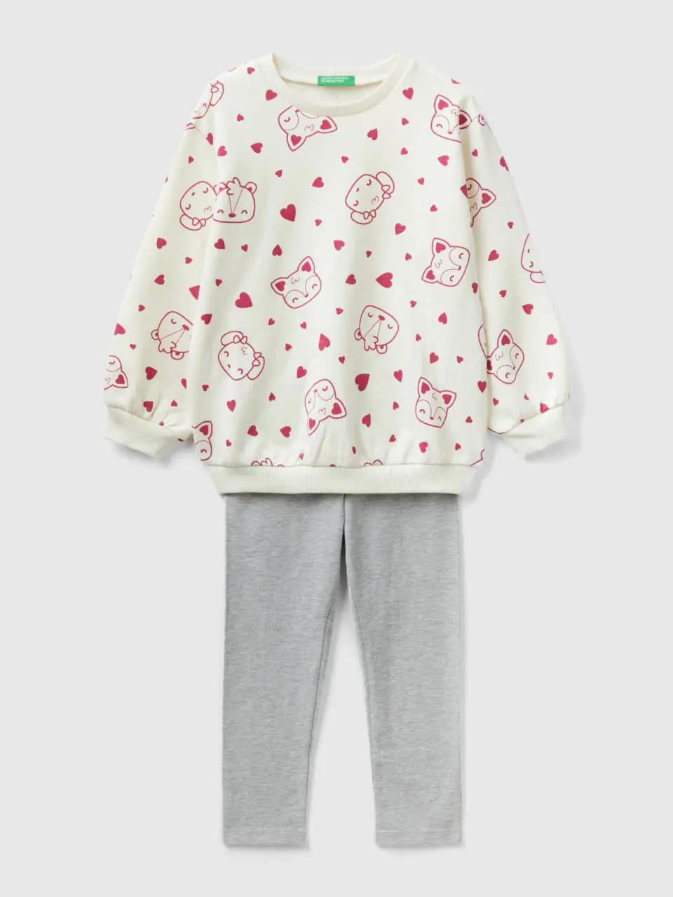 Benetton sweatshirt and leggings set. 1