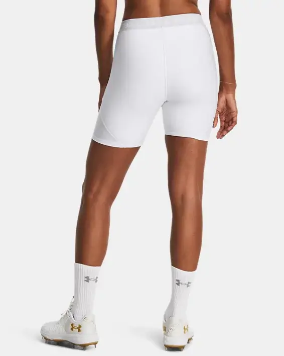 Under Armour Women's UA Utility Po Slider Shorts. 2