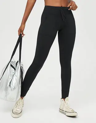 American Eagle By Aerie Warmup Drawcord Legging. 1