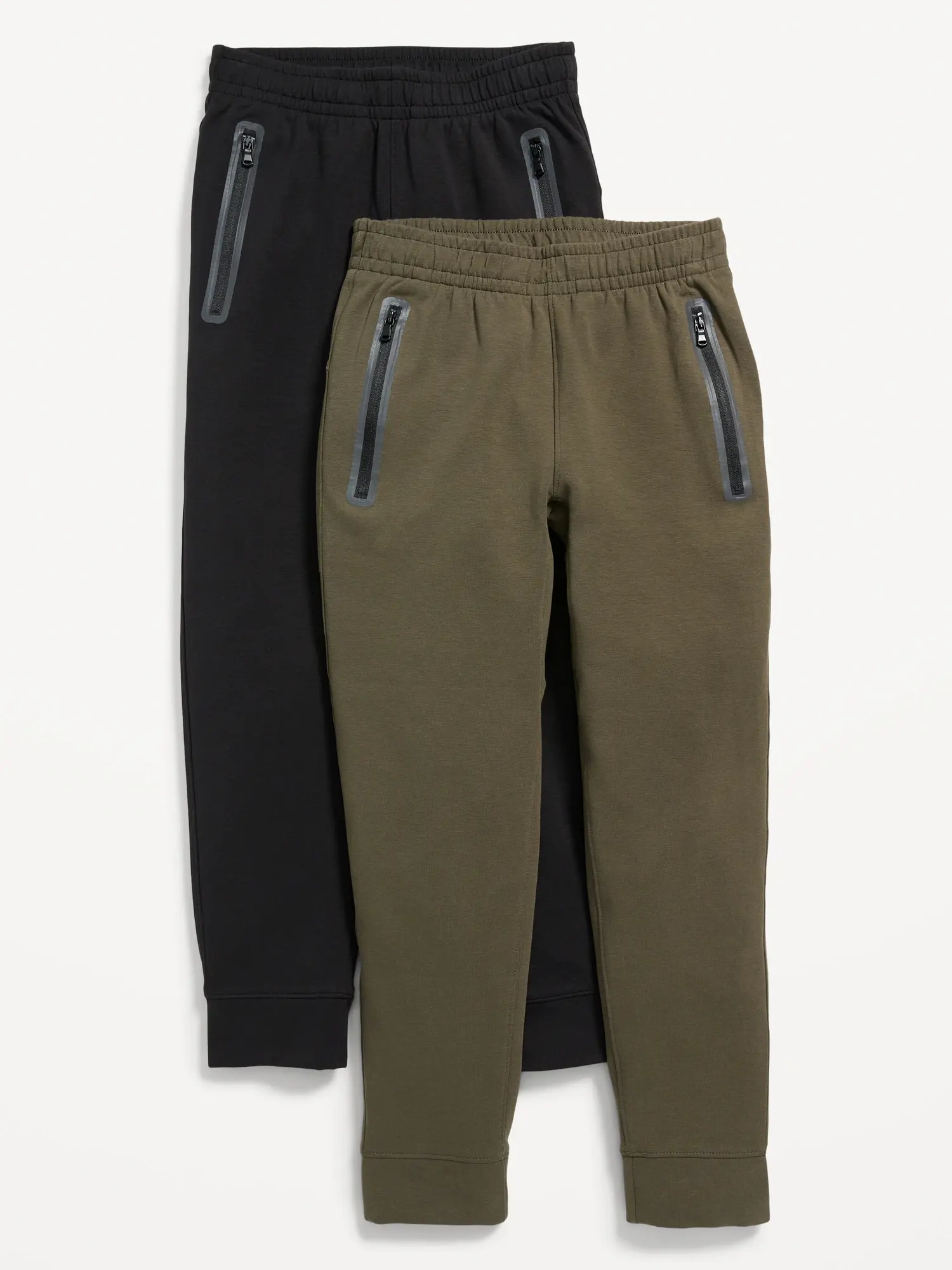 Old Navy - Dynamic Fleece Jogger Sweatpants 2-Pack for Boys green
