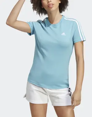 Adidas Essentials Slim 3-Stripes T-Shirt