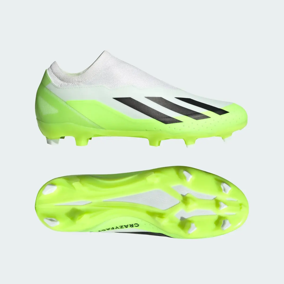 Adidas X Crazyfast.3 Laceless Firm Ground Soccer Cleats. 1