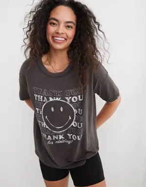 Oversized Graphic Boyfriend T-Shirt