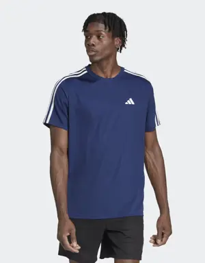 Train Essentials 3-Stripes Training Tee