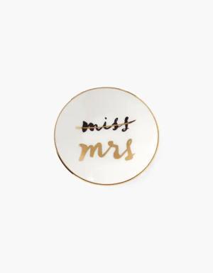 Miss To Mrs Ring Dish