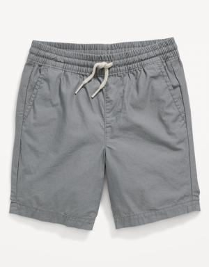 Old Navy Unisex Cotton Poplin Pull-On Shorts for Toddler gray