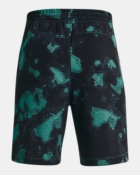 Under Armour Boys' Project Rock Woven Printed Shorts. 2