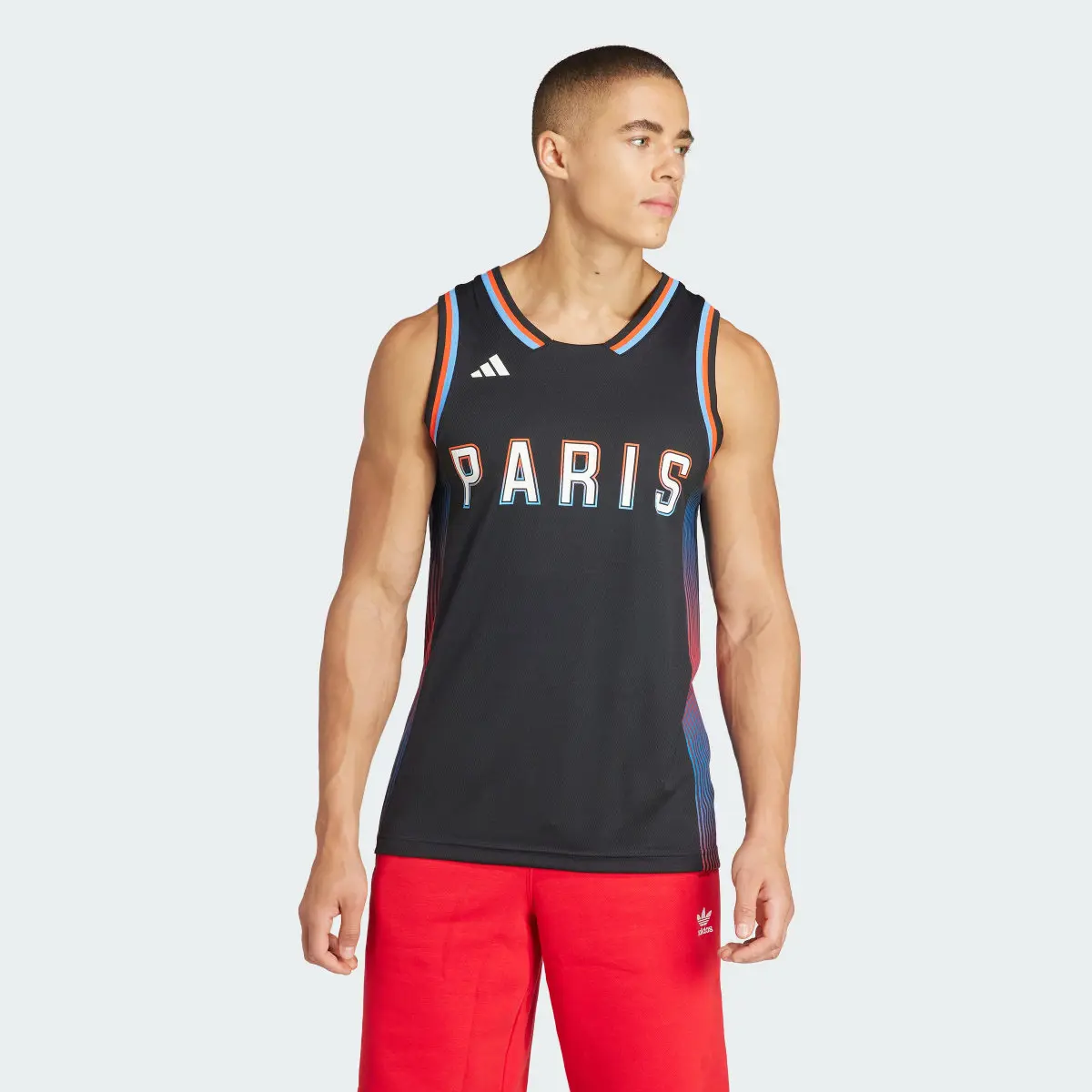 Adidas Maglia AEROREADY Paris Basketball. 2