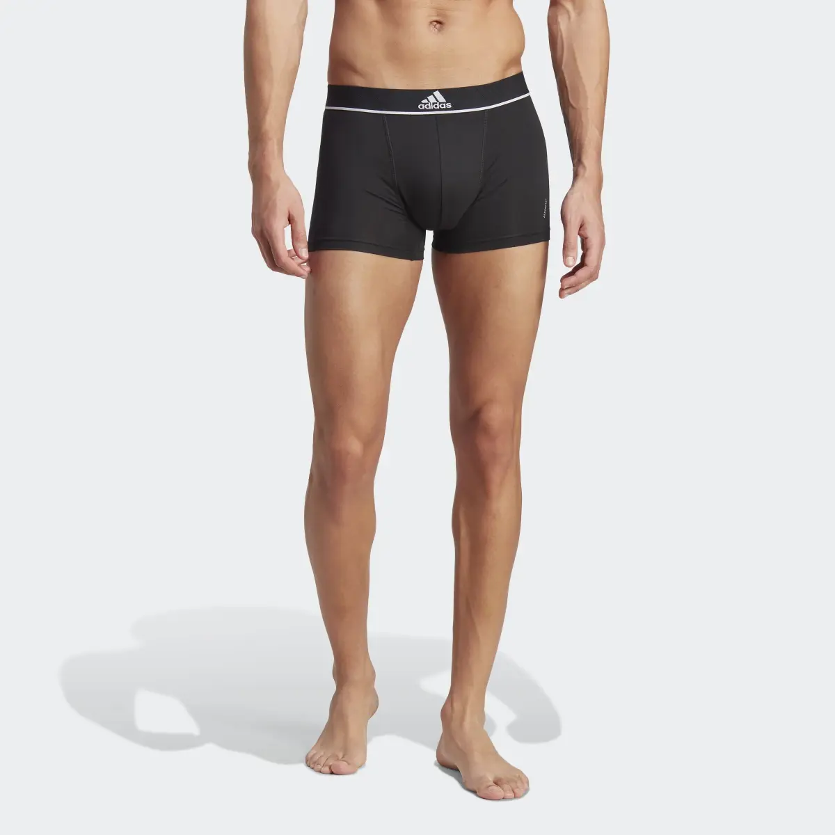 Adidas Active Micro Flex Eco Trunk Underwear 3 Pack. 1