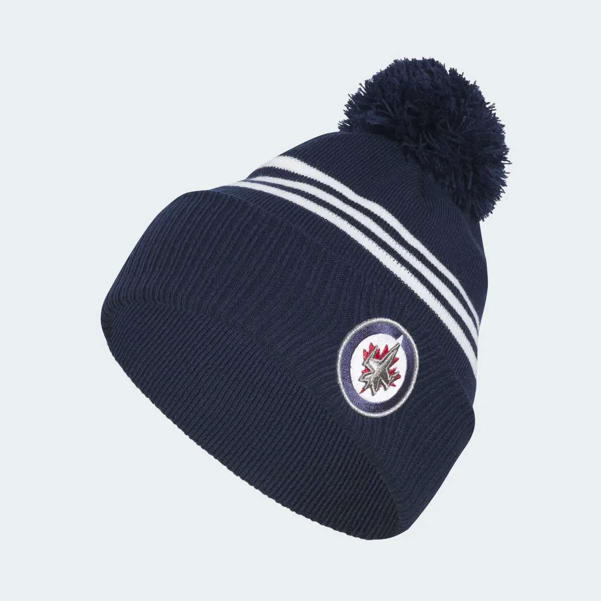 Adidas Jets Cuffed Pom Beanie. 2