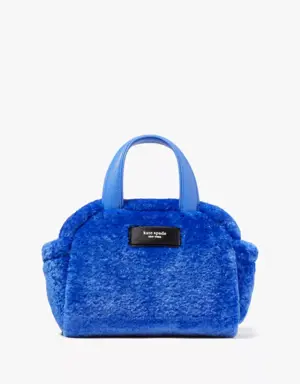 Apres Chic Faux Shearling Satchel