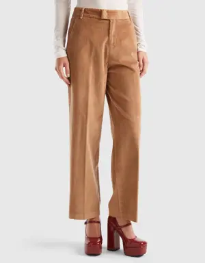 straight corduroy trousers
