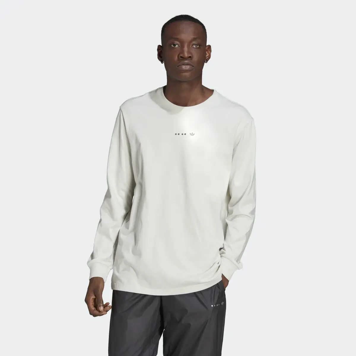 Adidas Reclaim Logo Long Sleeve T-Shirt. 2