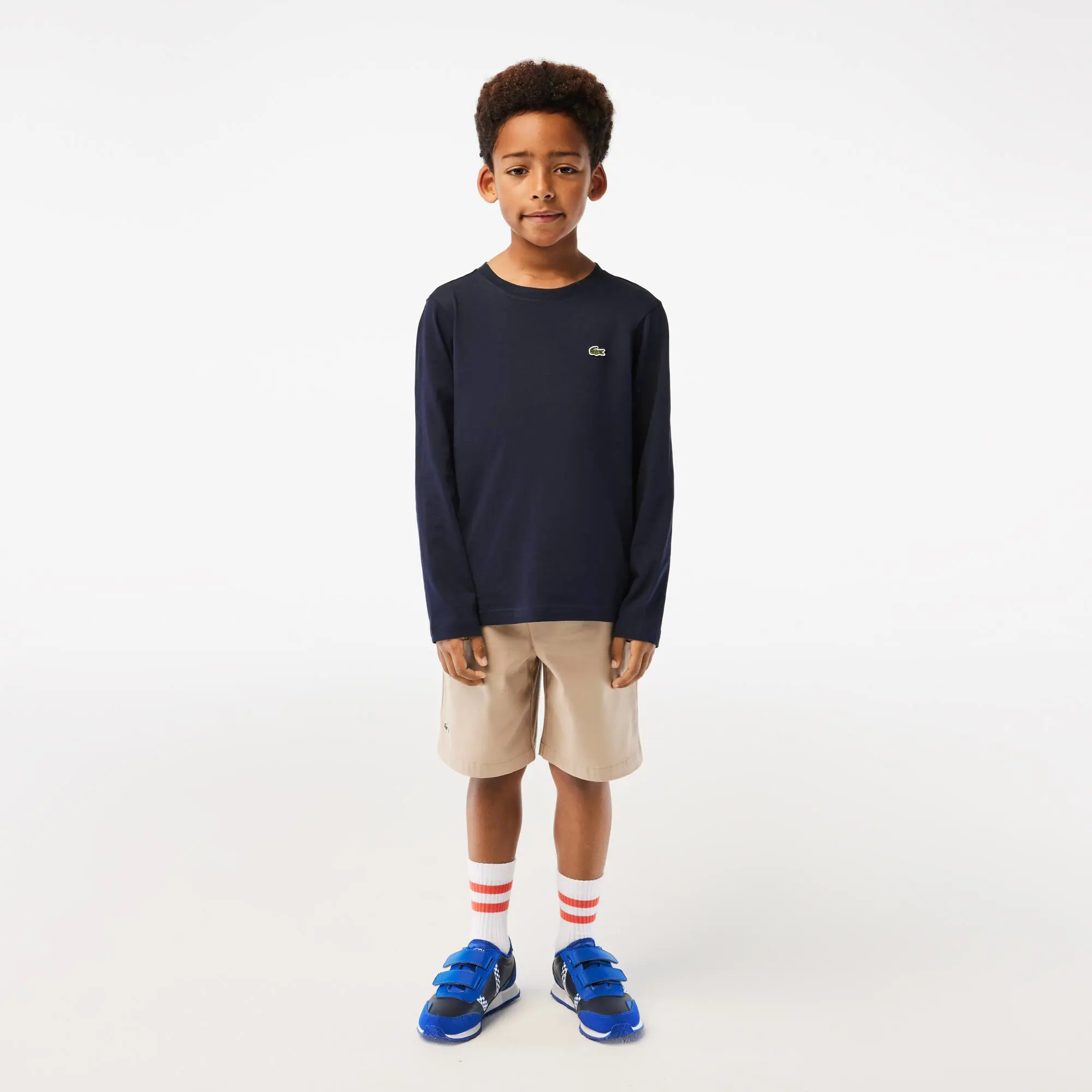 Lacoste Kids' Crew Neck Jersey T-shirt. 1