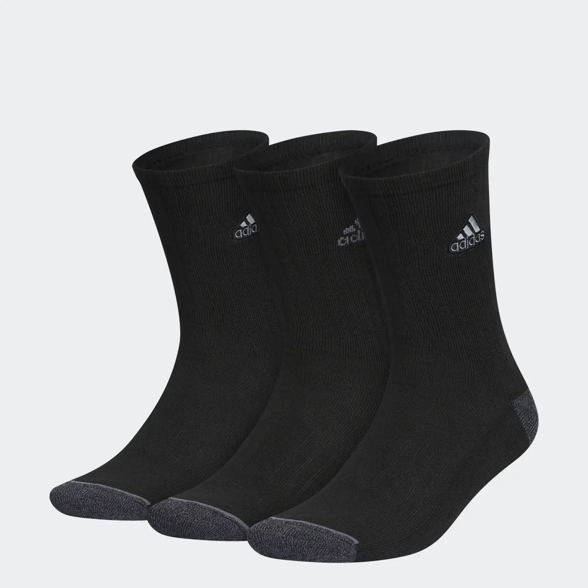 Adidas Classic Cushioned Crew Socks 3 Pairs. 1