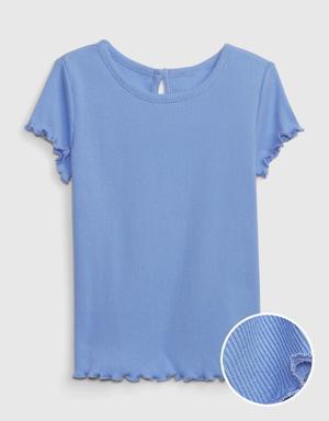 Gap Toddler Rib T-Shirt blue