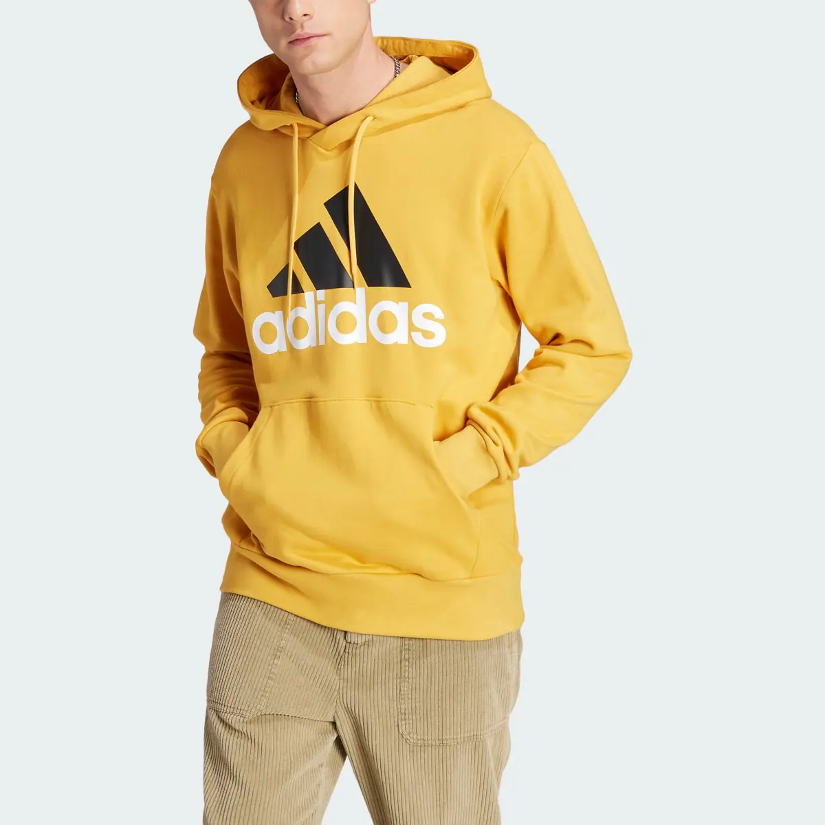 Adidas Sudadera con Gorro Essentials Logo Lineal Felpa. 1