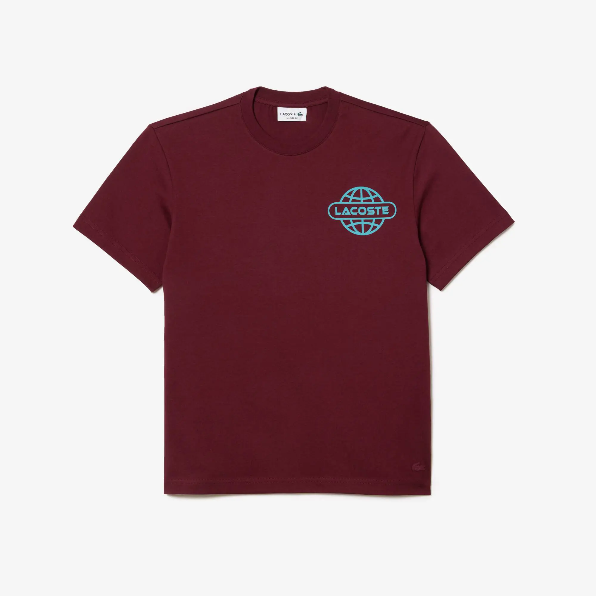 Lacoste Printed Heavy Cotton Jersey T-shirt. 2