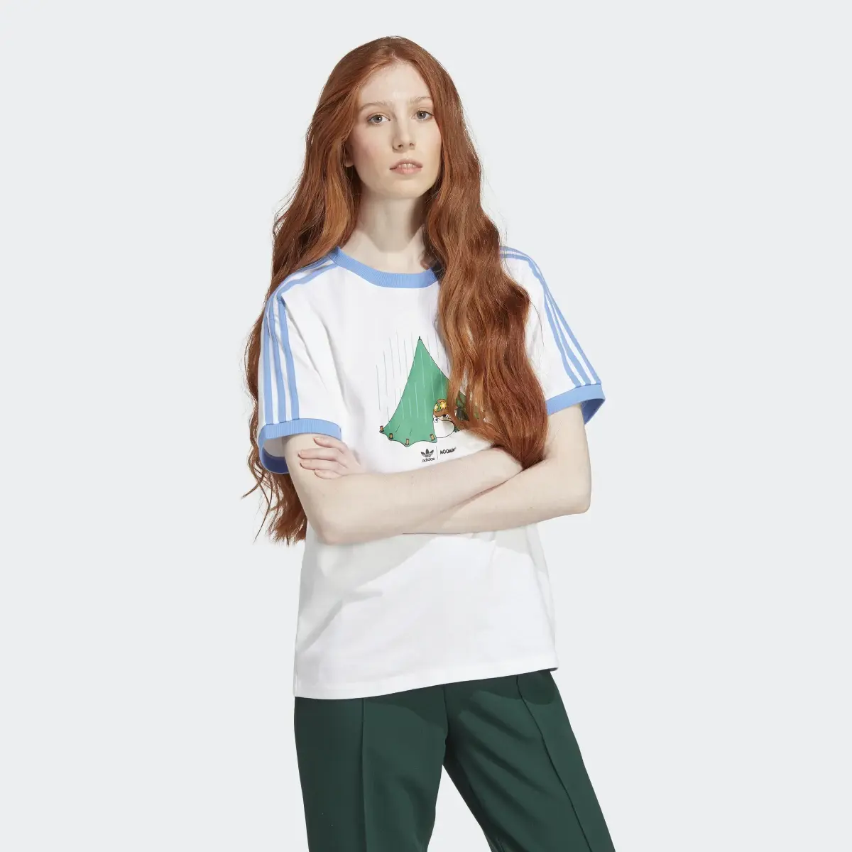 Adidas Originals x Moomin 3-Stripes Tee. 2