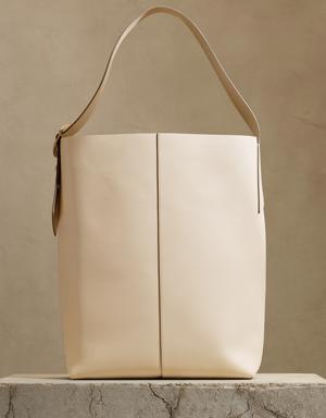 Oversized Vida Bag beige