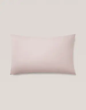 Percale cotton pillowcase 300 threads 50x75cm